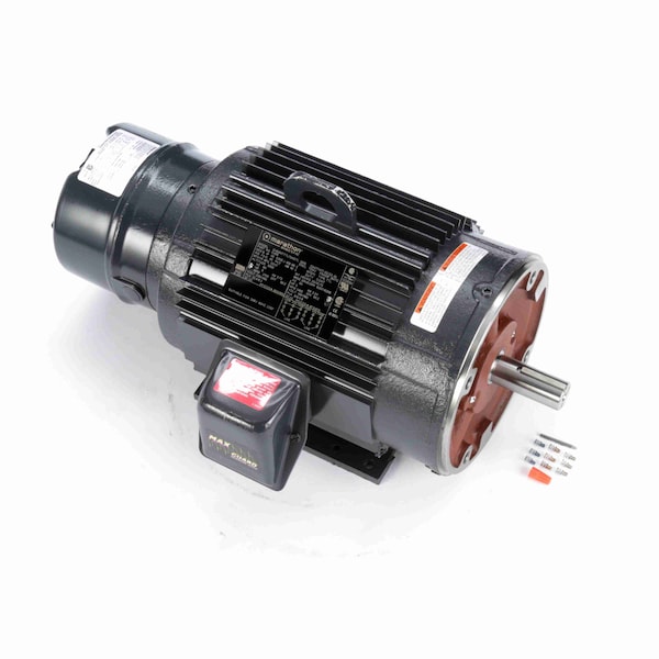7.50 Hp Brake Motor, 3 Phase, 1800 Rpm, 230/460 V, 213Tc Frame, Tenv